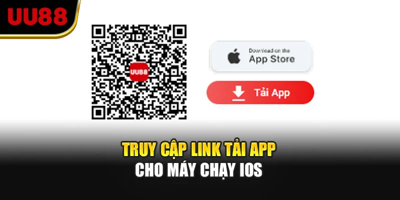 Truy cập link tải app cho máy chạy iOS